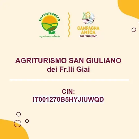 Agriturismo San Giuliano Dei Fratelli Giai * Susa
